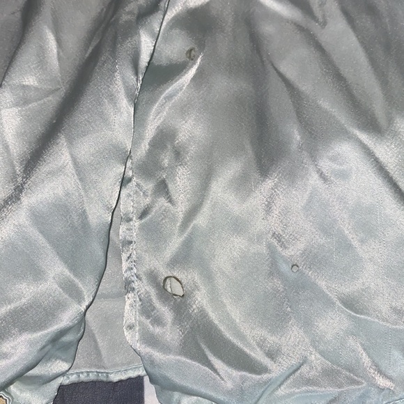 CHRISTIAN DIOR VINTAGE SILK NIGHT SHIRT BLOUSE L - Picture 12 of 13